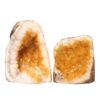 Citrine Crystal Geode Specimen Set 2 Pieces J1638 | Himalayan Salt Factory
