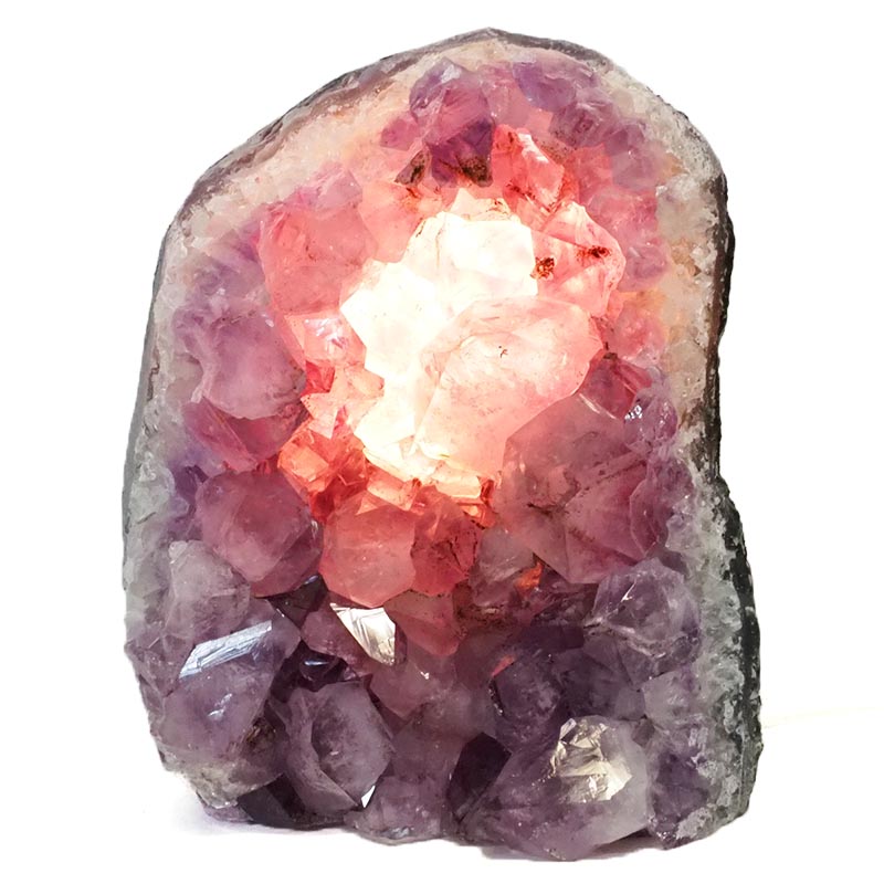 2.2kg Amethyst Crystal Lamp DS407 4 Natural Amethyst Crystal Lamp DS 407-2 | Himalayan Salt Factory