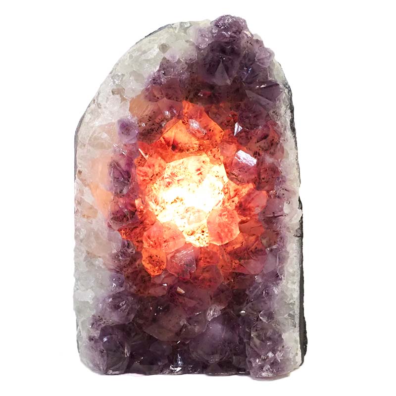 3kg Amethyst Crystal Lamp DS419 4 Natural Amethyst Crystal Lamp DS419-2 | Himalayan Salt Factory