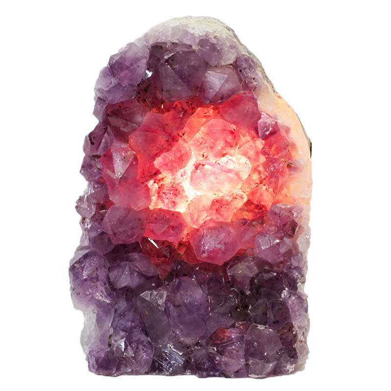 3kg Natural Amethyst Crystal Lamp DS421 4 Natural Amethyst Crystal Lamp DS421 | Himalayan Salt Factory