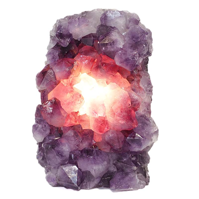4kg Natural Amethyst Crystal Lamp DS429 4 Natural Amethyst Crystal Lamp DS429 | Himalayan Salt Factory