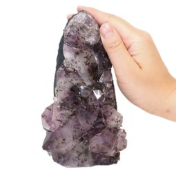 Natural Amethyst Crystal Lamp DS439 | Himalayan Salt Factory