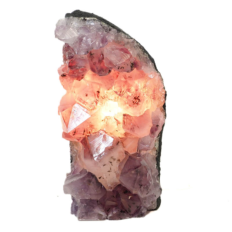 1kg Natural Amethyst Crystal Lamp DS443 4 Natural Amethyst Crystal Lamp DS443-2 | Himalayan Salt Factory
