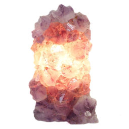 Natural Amethyst Crystal Lamp DS445-2 | Himalayan Salt Factory