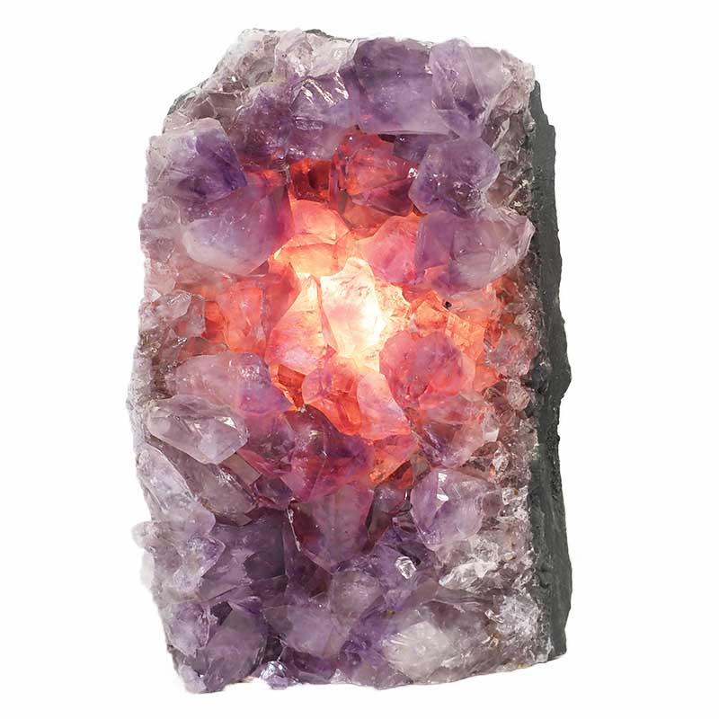 2.03kg Natural Amethyst Crystal Lamp DS456 4 Natural Amethyst Crystal Lamp DS456-2 | Himalayan Salt Factory
