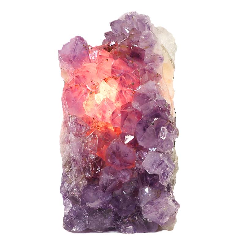 1.68kg Natural Amethyst Crystal Lamp DS470 5 Natural Amethyst Crystal Lamp DS470-2 | Himalayan Salt Factory