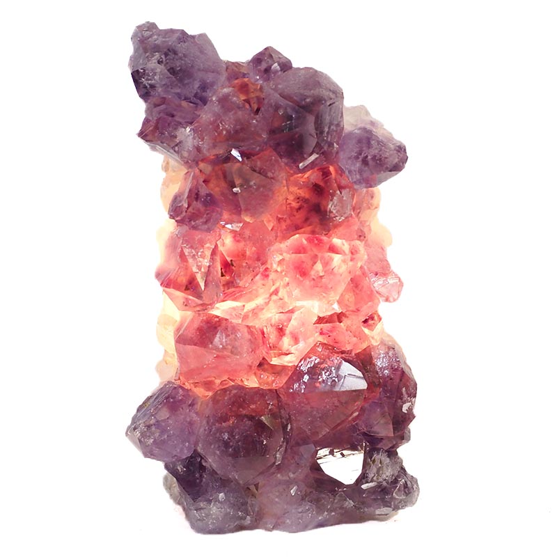 1.72kg Natural Amethyst Crystal Lamp DS481 4 Natural Amethyst Crystal Lamp DS481-2 | Himalayan Salt Factory