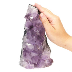 Natural Amethyst Crystal Lamp DS488 | Himalayan Salt Factory