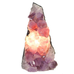 Natural Amethyst Crystal Lamp DS488 | Himalayan Salt Factory