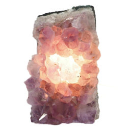Natural Amethyst Crystal Lamp DS537 | Himalayan Salt Factory