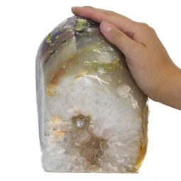Natural Brazilian River Agate Crystal Lamp J1531 | Himalayan Salt Factory