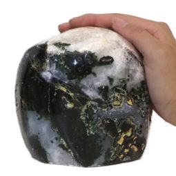 Natural Brazilian River Agate Crystal Lamp J1536 | Himalayan Salt Factory