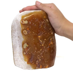 Natural Brazilian River Agate Crystal Lamp J1545 | Himalayan Salt Factory