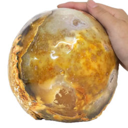 Natural Brazilian River Agate Crystal Lamp J1548 | Himalayan Salt Factory