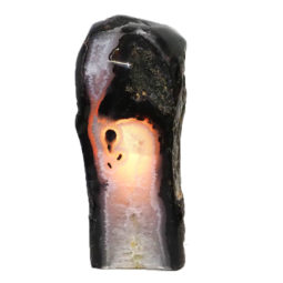Natural Brazilian River Agate Crystal Lamp J1551 | Himalayan Salt Factory