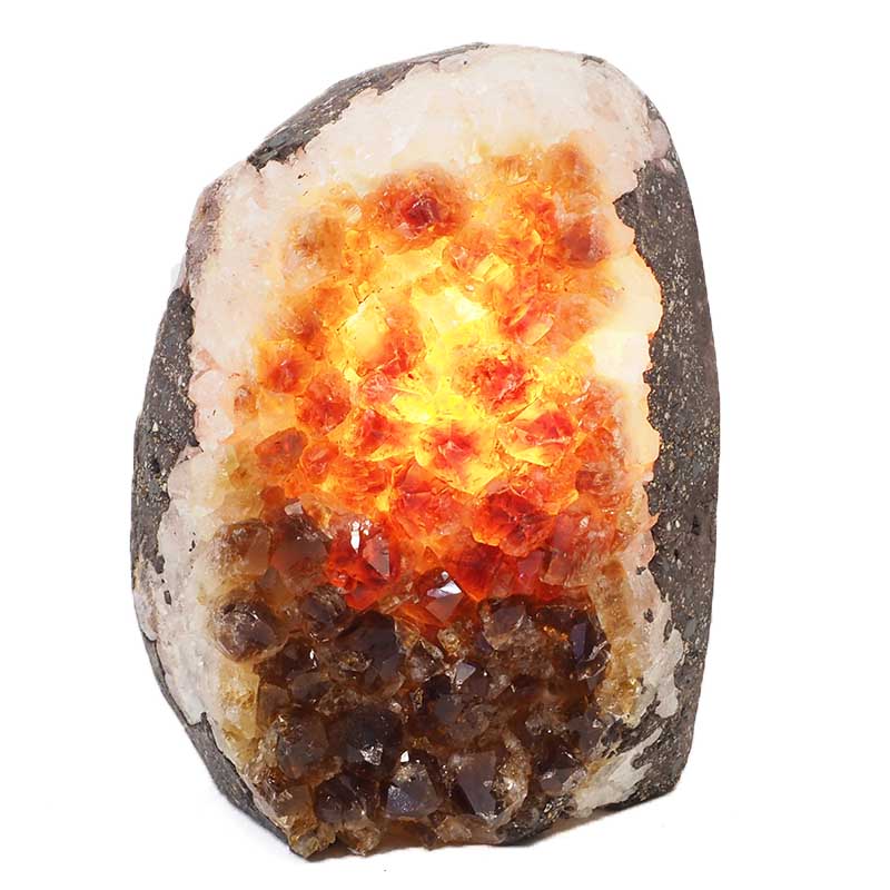 2.2kg Natural Citrine Crystal Lamp DS500 4 Natural Citrine Crystal Lamp DS500 | Himalayan Salt Factory