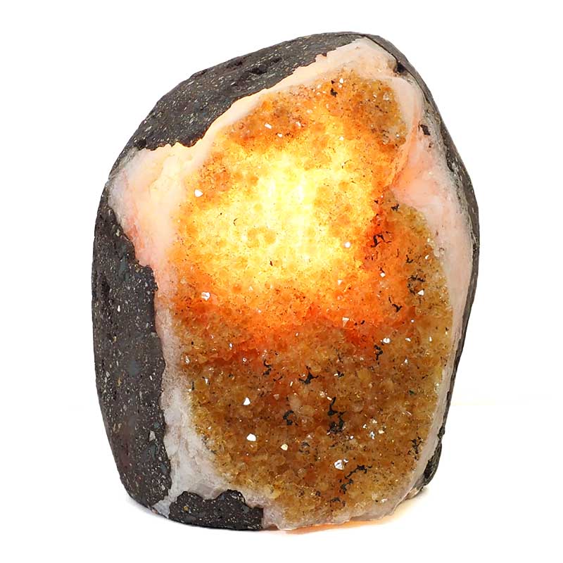 1.48kg Natural Citrine Crystal Lamp DS504 4 Natural Citrine Crystal Lamp DS504 | Himalayan Salt Factory