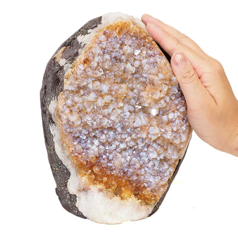 3.70kg Natural Citrine Crystal Lamp DS526 5 Natural Citrine Crystal Lamp DS526 | Himalayan Salt Factory