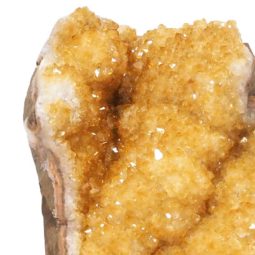 Natural Citrine Geode Specimen Set 2 Pieces S690 | Himalayan Salt Factory