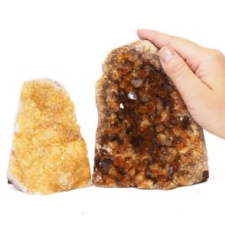 1.69kg Citrine Crystal Geode Specimen Set 2 Pieces S693 6 Natural Citrine Geode Specimen Set 2 Pieces S693 | Himalayan Salt Factory