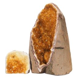 3.01kg Citrine Crystal Geode Specimen Set 2 Pieces S695 7 Natural Citrine Geode Specimen Set 2 Pieces S695 | Himalayan Salt Factory