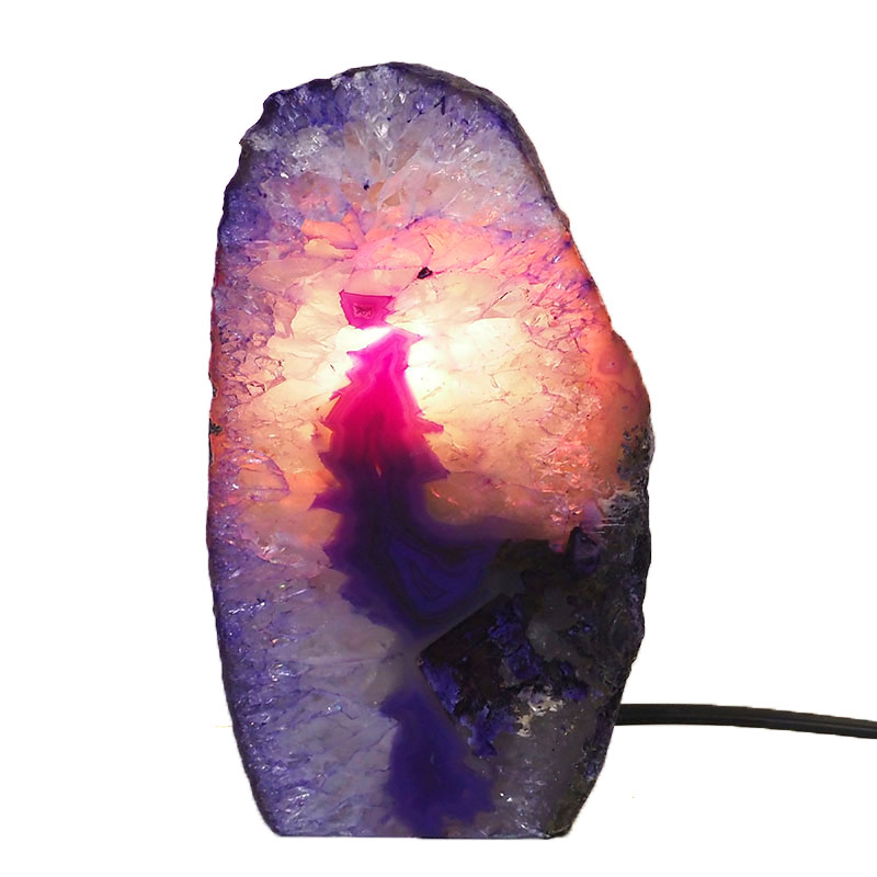 1.23kg Agate Crystal Lamp J1724 4 Agate Crystal Lamp J1724 | Himalayan Salt Factory