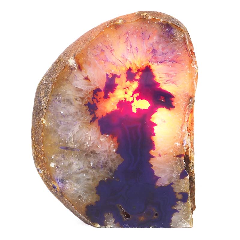 2.60kg Agate Crystal Lamp S856 4 Agate Crystal Lamp S856 | Himalayan Salt Factory