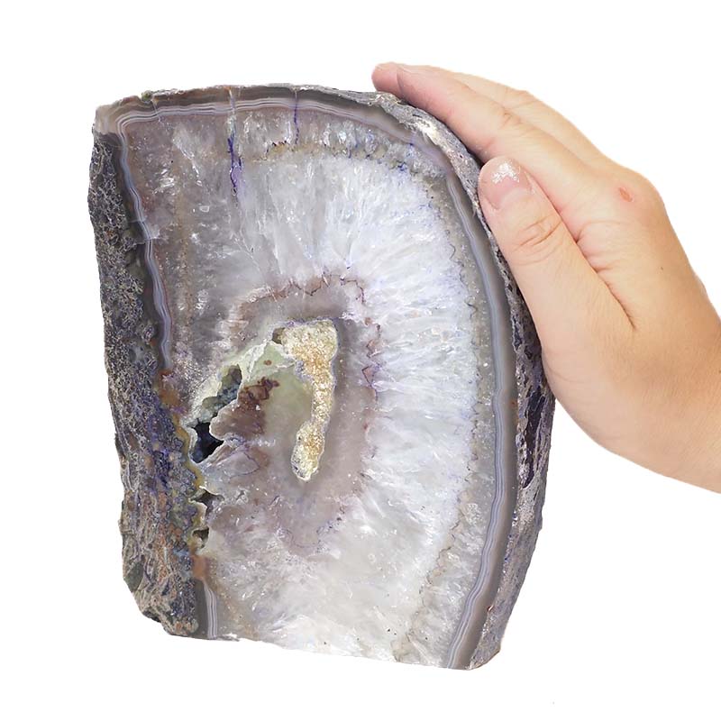 2.63kg Purple Agate Crystal Lamp S859 5 Agate Crystal Lamp S859 | Himalayan Salt Factory