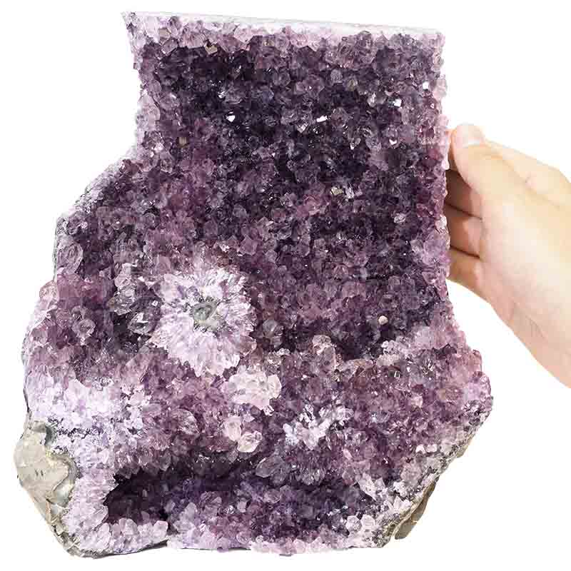 4.71kg Amethyst Crystal Geode Specimen P328 4 Amethyst Crystal Geode Specimen P328 | Himalayan Salt Factory