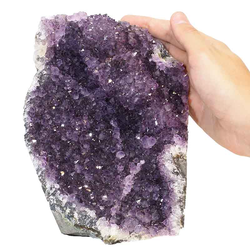 3.14kg Amethyst Crystal Geode Specimen P385 4 Amethyst Crystal Geode Specimen P385 | Himalayan Salt Factory
