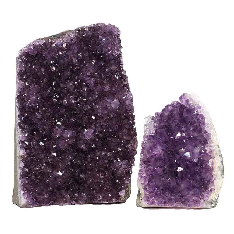 1.63kg Amethyst Crystal Geode Specimen Set 2 Pieces J1686 3 Amethyst Crystal Geode Specimen Set 2 Pieces J1686 | Himalayan Salt Factory