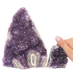 2.01kg Amethyst Crystal Geode Specimen Set 2 Pieces J1704 6 Amethyst Crystal Geode Specimen Set 2 Pieces J1704 | Himalayan Salt Factory