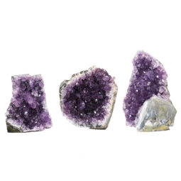 Amethyst Crystal Geode Specimen Set 2 Pieces P102 | Himalayan Salt Factory