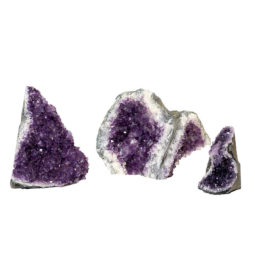 Amethyst Crystal Geode Specimen Set 2 Pieces P107 | Himalayan Salt Factory