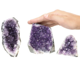 1.27kg Amethyst Crystal Geode Specimen Set 3 Pieces P112 6 Amethyst Crystal Geode Specimen Set 2 Pieces P112 | Himalayan Salt Factory