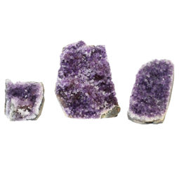 Amethyst Crystal Geode Specimen Set 2 Pieces P117 | Himalayan Salt Factory
