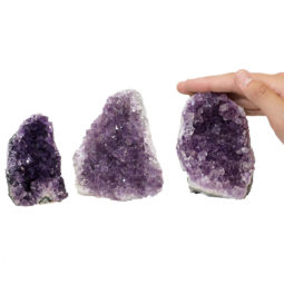 1.14kg Amethyst Crystal Geode Specimen Set 3 Pieces P123 6 Amethyst Crystal Geode Specimen Set 2 Pieces P123 | Himalayan Salt Factory