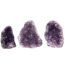 Amethyst Crystal Geode Specimen Set 2 Pieces P123 | Himalayan Salt Factory
