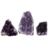 1.17kg Amethyst Crystal Geode Specimen Set 3 Pieces P124 1 Amethyst Crystal Geode Specimen Set 2 Pieces P124 | Himalayan Salt Factory
