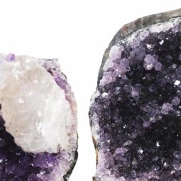0.97kg Amethyst Crystal Geode Specimen Set 3 Pieces P125 7 Amethyst Crystal Geode Specimen Set 2 Pieces P125 | Himalayan Salt Factory