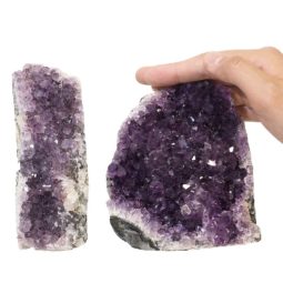 1.77kg Amethyst Crystal Geode Specimen Set 2 Pieces P126 6 Amethyst Crystal Geode Specimen Set 2 Pieces P126 | Himalayan Salt Factory