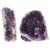 1.77kg Amethyst Crystal Geode Specimen Set 2 Pieces P126 1 Amethyst Crystal Geode Specimen Set 2 Pieces P126 | Himalayan Salt Factory
