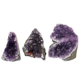 Amethyst Crystal Geode Specimen Set 2 Pieces P131 | Himalayan Salt Factory