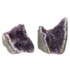 1.44kg Amethyst Crystal Geode Specimen Set 2 Pieces P132 1 Amethyst Crystal Geode Specimen Set 2 Pieces P132 | Himalayan Salt Factory