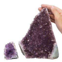 2.41kg Amethyst Crystal Geode Specimen Set 2 Pieces P217 6 Amethyst Crystal Geode Specimen Set 2 Pieces P217 | Himalayan Salt Factory
