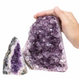 1.85kg Amethyst Crystal Geode Specimen Set 2 Pieces P272 6 Amethyst Crystal Geode Specimen Set 2 Pieces P272 | Himalayan Salt Factory