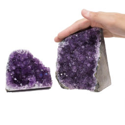 1.57kg Amethyst Crystal Geode Specimen Set 2 Pieces P29 6 Amethyst Crystal Geode Specimen Set 2 Pieces P29 | Himalayan Salt Factory