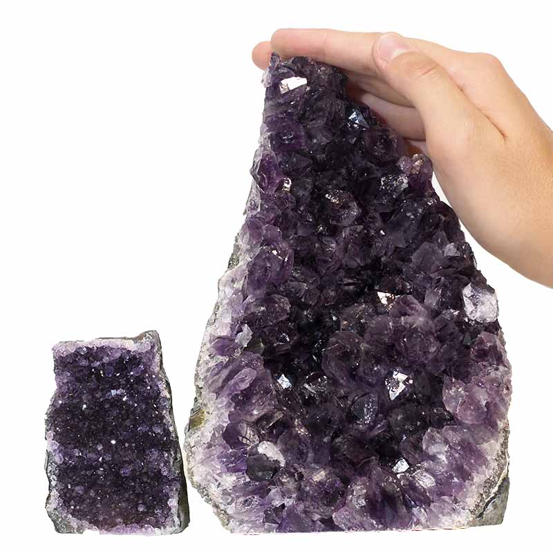3,37kg Amethyst Crystal Geode Specimen Set 2 Pieces P294 4 3,37kg Amethyst Crystal Geode Specimen Set 2 Pieces P294 | Himalayan Salt Factory