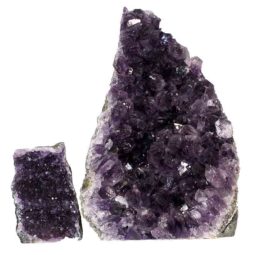 3,37kg Amethyst Crystal Geode Specimen Set 2 Pieces P294 | Himalayan Salt Factory