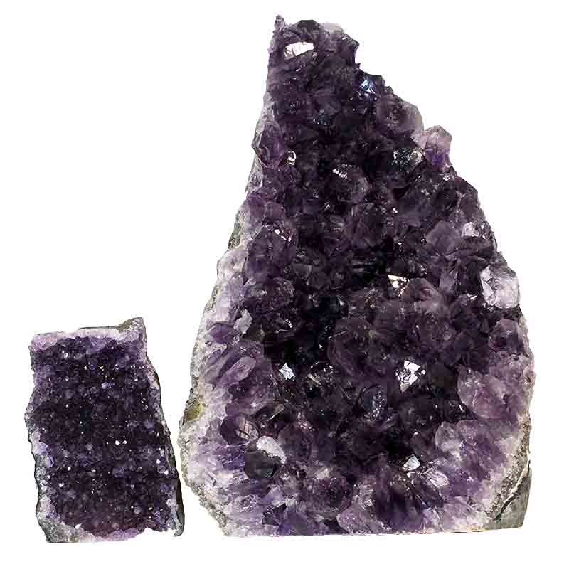 3,37kg Amethyst Crystal Geode Specimen Set 2 Pieces P294 3 3,37kg Amethyst Crystal Geode Specimen Set 2 Pieces P294 | Himalayan Salt Factory